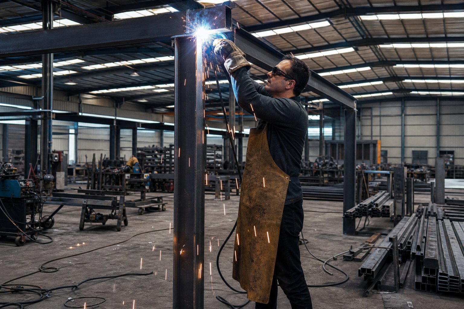 Metal Türüne Göre Kaynak — Atölye veya saha ortamında metal birleştirme çalışması