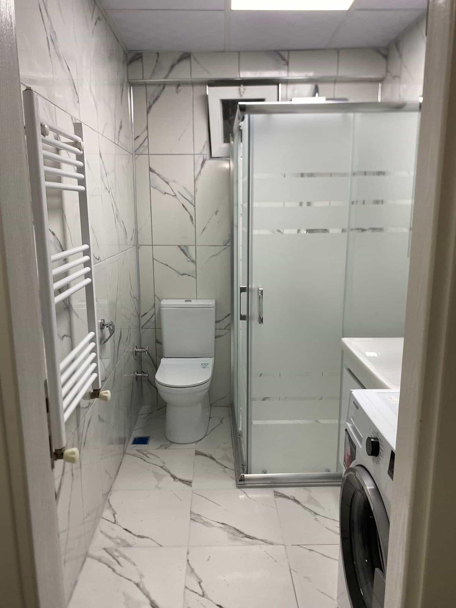 Klozet Açma — Banyo içindeki su ve gider kullanım alanı