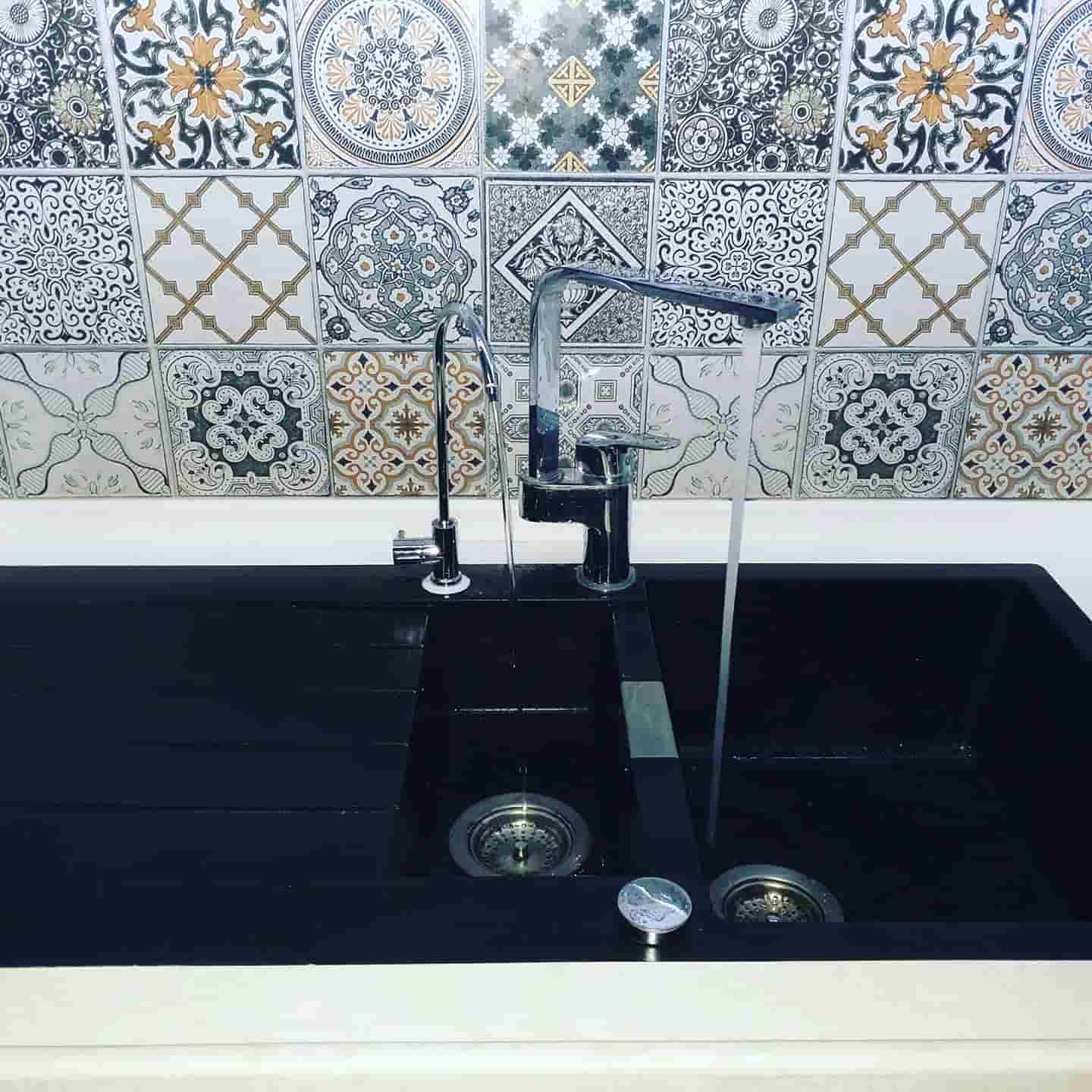 Mutfak evyesi ve lavabo gider alanı