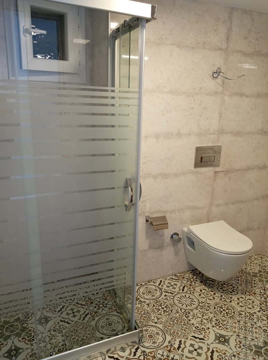 Klozet Açma — Banyo içindeki su ve gider kullanım alanı