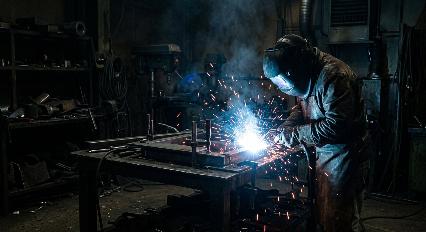Saha ortamında metal birleştirme için kaynak çalışması
