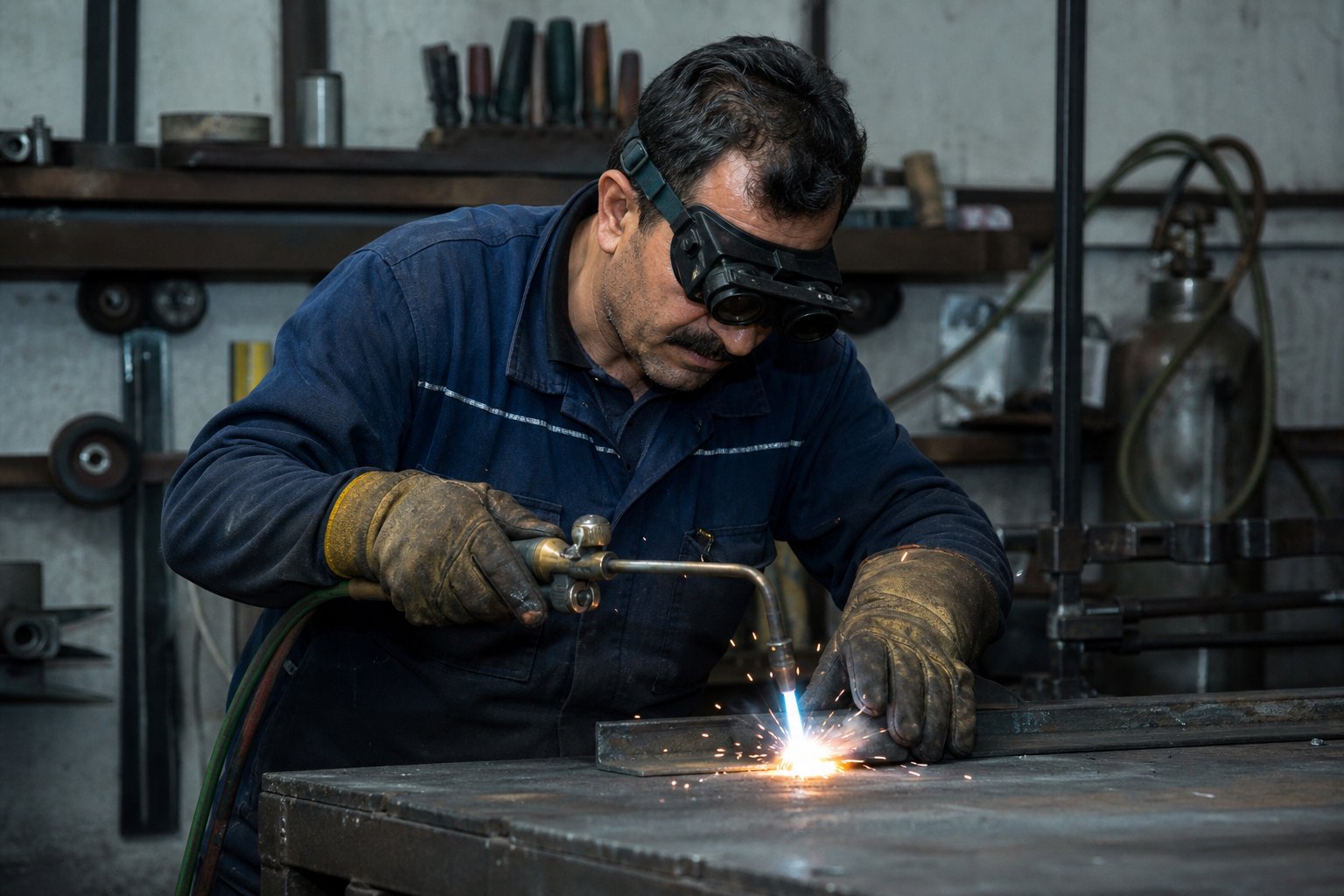 Kaynak Öncesi Hazırlık — Atölye veya saha ortamında metal birleştirme çalışması