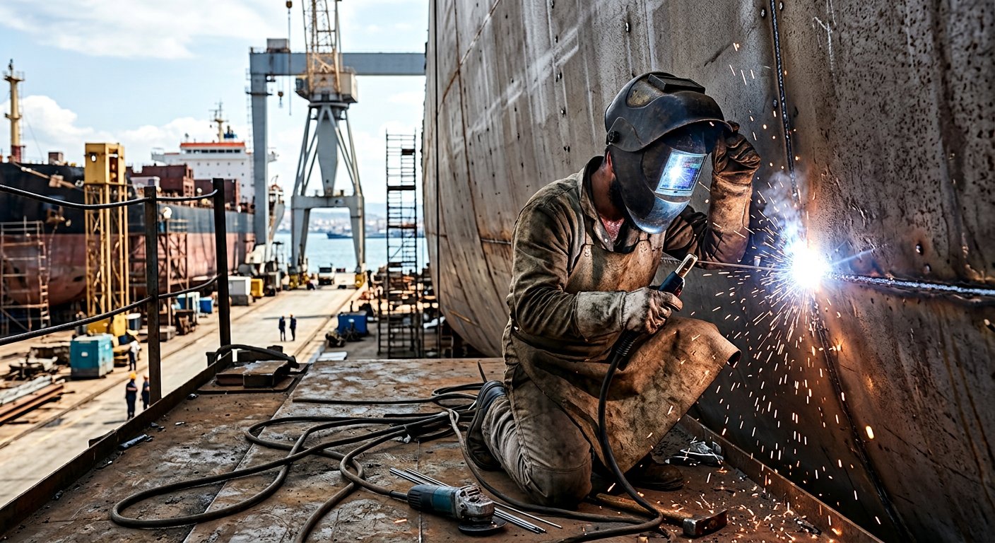 Kaynak Öncesi Hazırlık — Atölye veya saha ortamında metal birleştirme çalışması